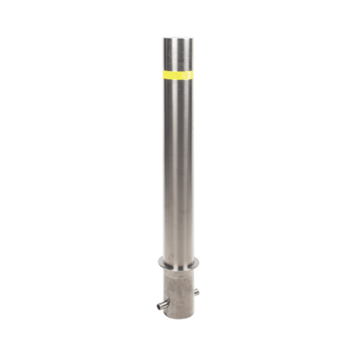 Bolardo Fijo de Acero Inoxidable de 900 mm de Altura / Ideal para aplicaciones delimitaciones de automóviles