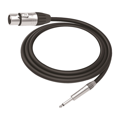 Cable de Audio | XLR 3 Polos Hembra a Plug 1/4 in mono | Conector Seetronic Serie M SCMF3 - MP2X | Longitud 3m