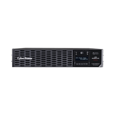 UPS de 1500 VA/1500 W, Topología Línea Interactiva, Entrada 120 Vca NEMA 5-15P, Onda Senoidal Pura, Torre o Rack 2 UR, Con 8 Tomas NEMA 5-15R