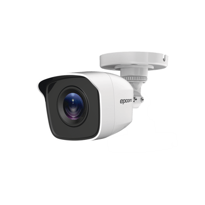 Bala TURBOHD 2 Megapíxeles (1080p) / METALICA / Gran Angular 103° / Lente 2.8 mm / IR EXIR Inteligente 20 mts / Exterior IP66 / TVI-AHD-CVI-CVBS