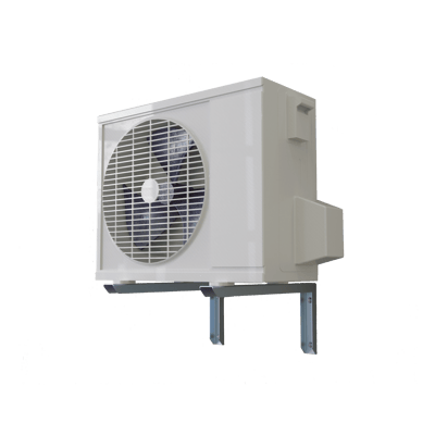 Base Mini split / Para Condensador o Unidad Externa / Galvanizada / Montaje de pared / Capacidad de 1 a 3 toneladas / EPCOM INDUSTRIAL