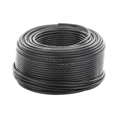 Cable Fotovoltaico Negro / 6mm² (10AWG) / Material COBRE /  2000V / Rollo de 100m