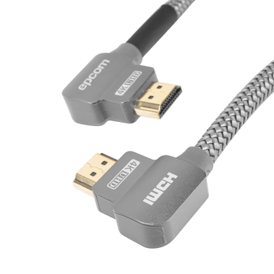 Cable HDMI Ángulo 90° | 1 Metro (3.28 Pies) | Alta Definición | Versión 2.0 | Alta Velocidad 18Gbps | 4K@60Hz |