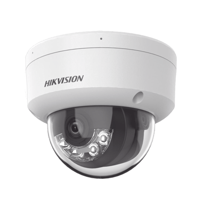 [Dual Light + 2 Micrófonos Integrados] Domo IP 4 Megapixel / Lente 2.8 mm / 30 mts Luz Blanca + 30 mts IR / ACUSENSE / Exterior IP67 / IK10 / WDR 120 dB / PoE / ONVIF / Micro SD / Metal / ACUSEEK