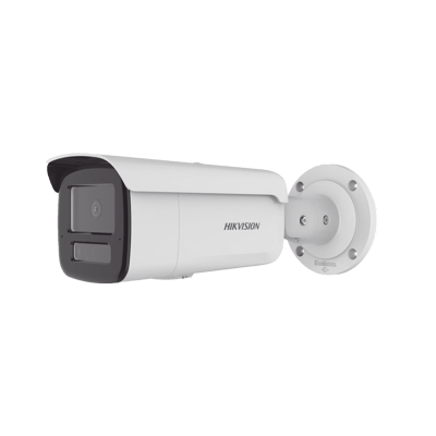 [Dual Light + 2 Micrófonos Integrados] Bala IP 6 Megapixel / Lente 4 mm / 80 mts Luz Blanca + 80 mts IR / ACUSENSE / Exterior IP67 / WDR 120 dB / PoE  / Micro SD / Metal / ACUSEEK