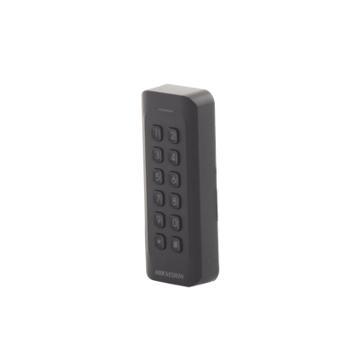 Lector de Tarjetas PROX EM y Contraseñas / Exterior IP65 / Wiegand / Compatible con Cualquier Panel / PERFIL DELGADO y ESTETICO / Indicador LED