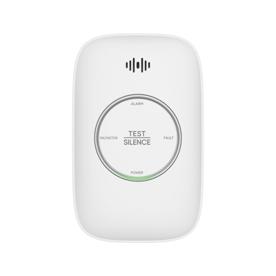(HikFire)  Detector de Gas LP Propano C3H8 / Alarma Temprana / Salida para cierre de Válvula y/o  activación de Ventilador / Protección IP30 / Alarma de 70dB a 115dB a 1 metro de distancia