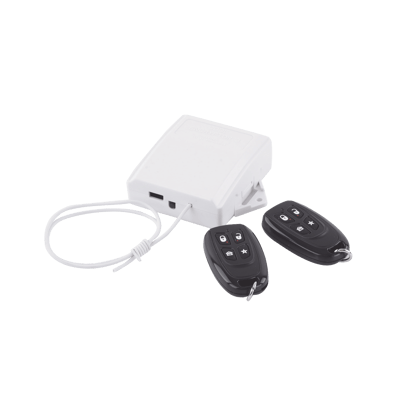 Receptor Universal con conexion directa al Keybus del panel de alarma con relevador auxiliar para abrir puertas de garage o aplicaciones de pulso momentaneo