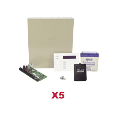 Kit de 5 Paneles VISTA48 con Batería y Transformador