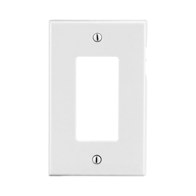Tapa para Contacto Rectangular Color Blanco.