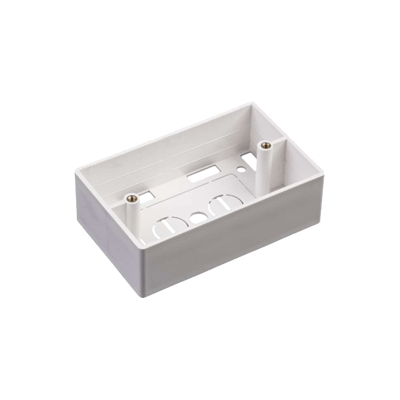 Caja de Pared Universal, Color blanco, Para montaje con Placas de Pared
