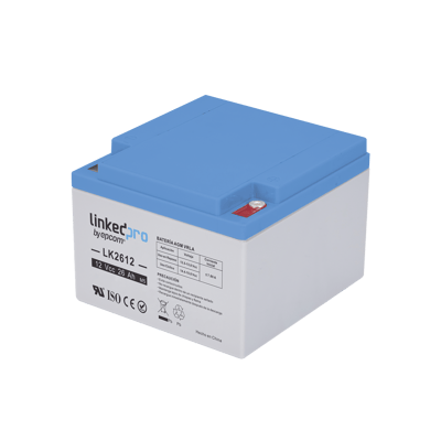 Batería de respaldo 12 V | 26 Ah AGM | Especial para Seguridad Electrónica | UPS | Sistemas de Emergencia | Vida útil 5 años | Terminales M5