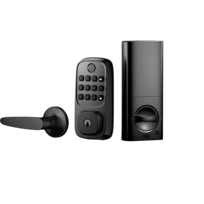 Cerradura Inteligente WiFi / Escáner de Huellas Dactilares / Teclado Numérico / Control por App / 8 Baterías AA / Bloqueo Manual y Automático / Compatible con Puertas 35-55 mm