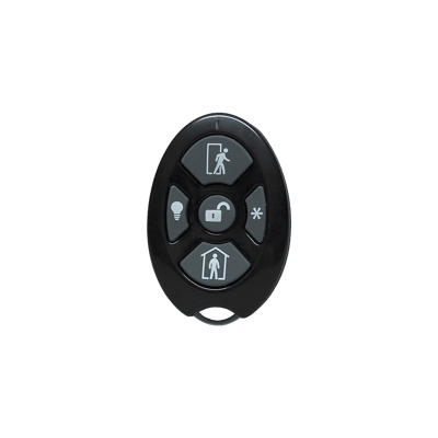 ALULA - Control Remoto de Seguridad Cinco Botones / Compatible con Automatización del Hogar / Encriptación Inalámbrica / Indicador de Batería Baja