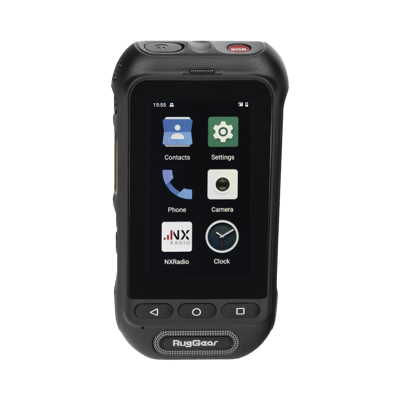 RugGear Radio PoC LTE, IP68 Resistente al Agua, Pantalla Táctil 3", Compatible con NXRadio y TASSTA