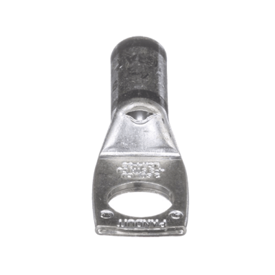 Zapata de compresión LCA4-38-L, para cal. 4 Awg, Barreno para tornillo prisionero de 3/8, 1 Pz
