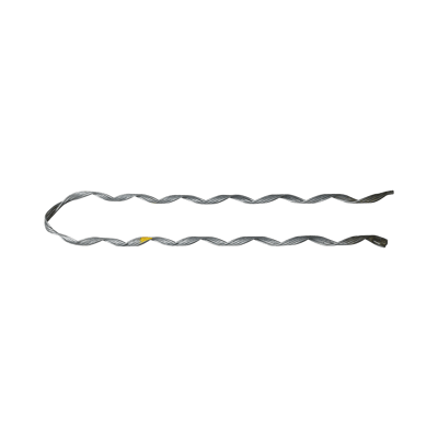 Remate Preformado de Acero Galvanizado para fibra Mini-ADSS, Diámetros 6-7 mm (Estructura de 4 hilos con Polvo Abrasivo)