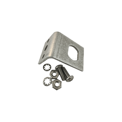 Kit Adaptador Brida a Mamparo / Conector Tipo N / Acero Inoxidable / Para Protectores Coaxiales