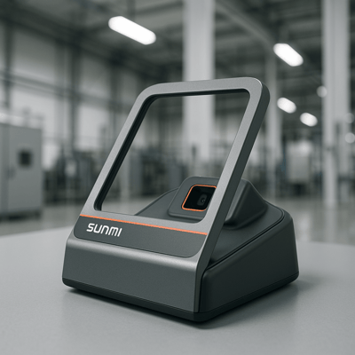 Lector de Códigos de Barras SUNMI Blink2 / 100 MP CMOS / Velocidad 0.1 segundos / Precisión Mejorada 25% / Ángulo 45° / USB Type-C / Decodificación 1D y 2D / Diseño Bicolor