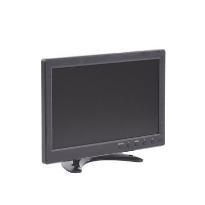 Monitor 10.1" TFT-LCD ideal para colocar en vehículos o DVR/NVR. Entradas de video HDMI, VGA y RCA (CVBS)