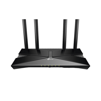 Router WiFi 6 doble banda AX 3000 Mbps /  MU-MIMO y OFDMA / 1 Puerto WAN 10/100/1000 Mbps / 4 Puertos LAN 10/100/1000 Mbps / 4 Potentes Antenas.