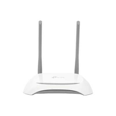 Router Inalámbrico WISP, 2.4 GHz, 300 Mbps, 2 antenas externas omnidireccional 5 dBi, 4 Puertos LAN 10/100 Mbps, 1 Puerto WAN 10/100 Mbps, control de ancho de banda