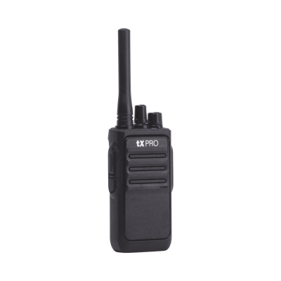 Radio Portátil Analógico UHF 400-470 MHz / 2W / 16 Canales / Batería 6-8 hrs / VOX