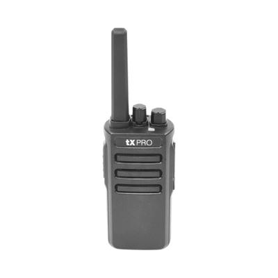 Radio Portátil Analógico UHF 400-470 MHz / 5W / 16 Canales / Scrambler / Batería 2500 mAh / VOX