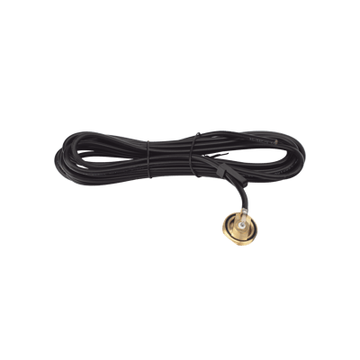 Montaje para Antenas Móviles, 5 mts de Cable RG58U, Montaje 3/4" (NMO), sin Conector.