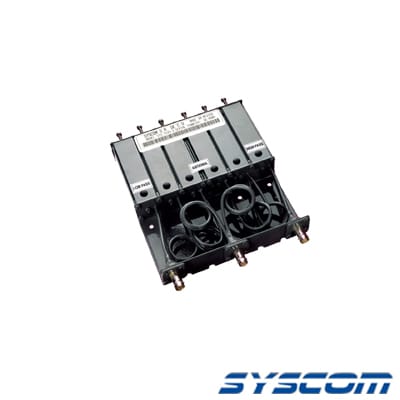 Duplexer SYSCOM en VHF, 6 Cav. 148-160 MHz, 50 Watt, 5 MHz Sep. Rechazo de Banda, BNC Hembras.