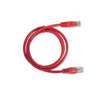 Cable de Parcheo UTP Cat5e - 2.0 Metros (6.56 Pies) - Rojo
