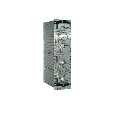 Duplexer Pasa Banda-Rechazo de Banda / 406-512 MHz / 4 Cavidades 4" (10.2 cm) / Separación 5 MHz / 350 Watt / Conectores N Hembra / 3U Rack