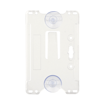 Porta tarjeta de plastico ABS / Transparente / Compatible con tarjetas ACCESSCARDEPC / PROCARDX o Formato CR80 · ACCESSPRO