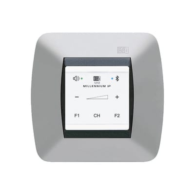 Mando Bluetooth IP | Control Táctil | Compatible Sistema Millennium | Alimentación PoE | Color Blanco | · EGI AUDIO SOLUTIONS