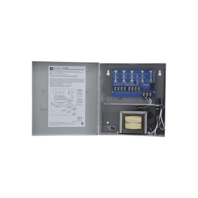Fuente de poder ALTRONIX de 24 Vca @ 3.5 Amper o 28 Vca @ 3.0 Amper, para 4 cámaras, Con voltaje de entrada de 115 Vca, · ALTRONIX