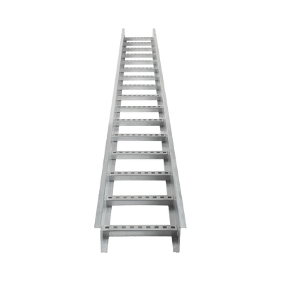 Escalera de Aluminio Portacables / Perfil Z / Peralte 3 1/4" /Paso 9" / Ancho 9" / 3.66 metros / Capacidad Máx. 205 Cables / Incluye Cople Union y Tornillería · CHAROFIL