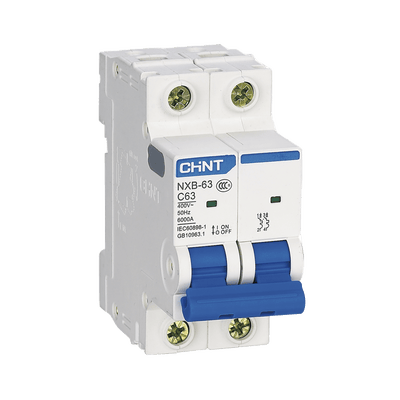 Pastilla para Riel Din, 2 Polos, 32 Amp, Vca:110/415v, 6kA, Catálogo: NXB632PC32. · CHINT