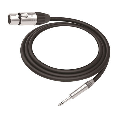 Cable de Audio | XLR 3 Polos Hembra a Plug 1/4 in mono | Conector Seetronic Serie M SCMF3 - MP2X | Longitud 3m · COSMICONN