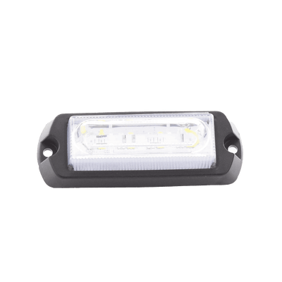 Luz Auxiliar Ultra Brillante de 8 LED, color Ámbar / Claro , con mica transparente. · EPCOM INDUSTRIAL SIGNALING