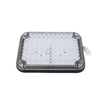 Luz de Advertencia de 9X7", Bicolor Rojo/Claro, Ideal para Ambulancias · EPCOM INDUSTRIAL SIGNALING