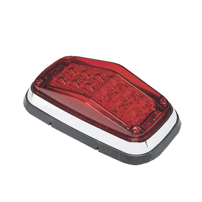 Luz de advertencia 8 X 4", Color Rojo, IP67, SAE, Ideal para Ambulancias · EPCOM INDUSTRIAL SIGNALING