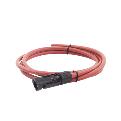 Cable Fotovoltaico, 1.5 m, Rojo, Calibre 10 AWG con Terminal MC4-M en un Extremo · EPCOM POWERLINE