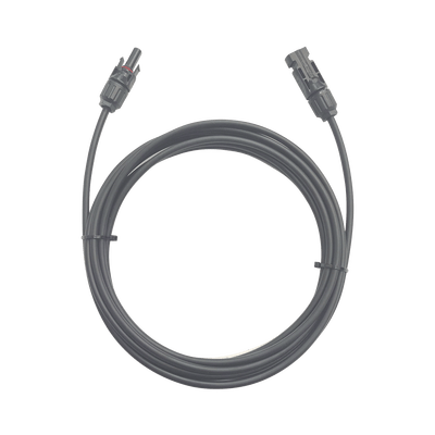 Cable Fotovoltaico / 1 metro / Color Negro / Calibre 10 AWG / Terminal MC4-Macho y Hembra en  ambos extremos · EPCOM POWERLINE