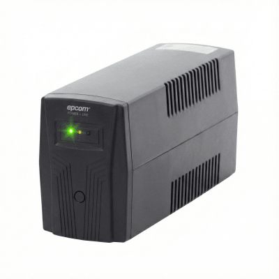 UPS de 850VA/510W / Topología Línea Interactiva / Entrada y Salida 120 Vca / Regulador de Voltaje AVR 80-150 Vca / Clavija NEMA 5-15P / 4 Tomas NEMA 5-15R /Sin RJ11 ni RJ45 · EPCOM POWERLINE
