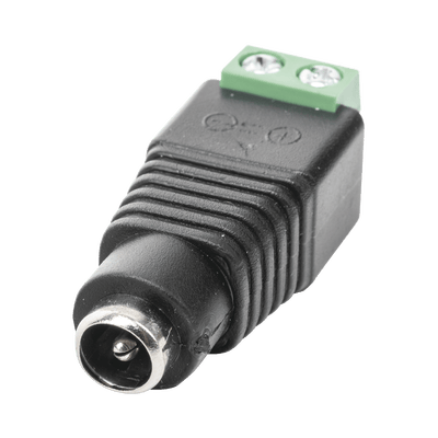 Adaptador Hembra Tipo Jack de 3.5 mm Polarizado de 12 Vcc / Terminales Tipo Tornillo / Polarizado (+/-) / Ideal para Cámaras de Video Vigilancia · EPCOM POWERLINE