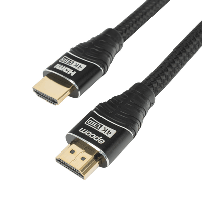 Cable HDMI de 1.8 Metros (5.91 Pies) | Alta Definición | Longitud | Versión 2.0 | Alta Velocidad 18Gbps | 4K@60Hz | Conectores Chapados en Oro | Tipo Redondo · EPCOM PROAUDIO