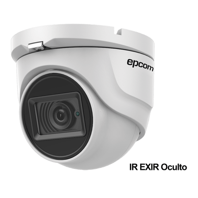 Eyeball TURBOHD 4K (8Megapixeles) / Gran Angular 102° / Lente 2.8 mm / Exterior IP67/ IR EXIR 30 mts / dWDR / TVI-AHD-CVI-CVBS · EPCOM PROFESSIONAL