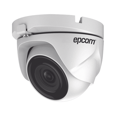 Turret TURBOHD 2 Megapixel (1080p) / METÁLICA / Gran Angular 103° / Lente 2.8 mm / IR EXIR 20 Mts / Exterior IP66 / TVI-AHD-CVI-CVBS / dWDR · EPCOM PROFESSIONAL