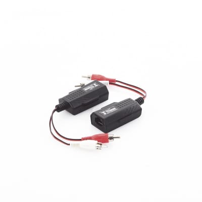 Balun Extensor de Audio Analogo Estereo RCA a RJ45 / Distancia 800 Metros (2625 Pies) / Cable CAT5-6 / Conector 100% Cobre / Protección TVS, Calidad Premium · EPCOM TITANIUM