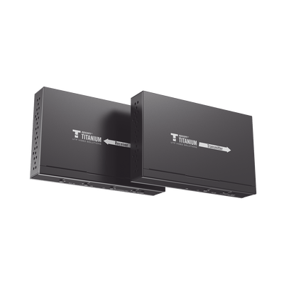 Kit Extensor MATRICIAL HDMI para distancias de 120 metros | Resolución 1080P @ 60Hz | Cat6 | Soporta 100 TX de entrada e Ilimitados RX en la salida | Control por PC, Control Remoto y Botón | Compatible con Switch IGMP. · EPCOM TITANIUM